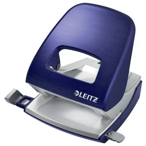 LEITZ Lyukasztó kétlyukú 30 lap fém Nexxt Style titánkék