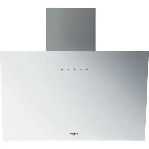 WHIRLPOOL WHVP 62F LT W Cooker hood freestanding A white