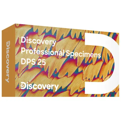 LEVENHUK Discovery Prof DPS 25 mikropreparátum mintakészlet "Biológia madarak stb."