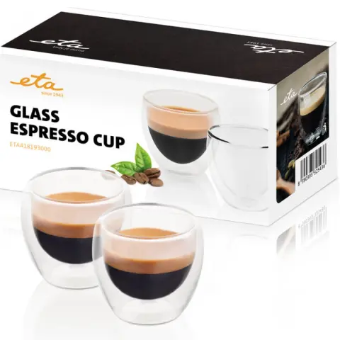 ETA 4181 93000 Espresso glasses 80 ml 2 pcs