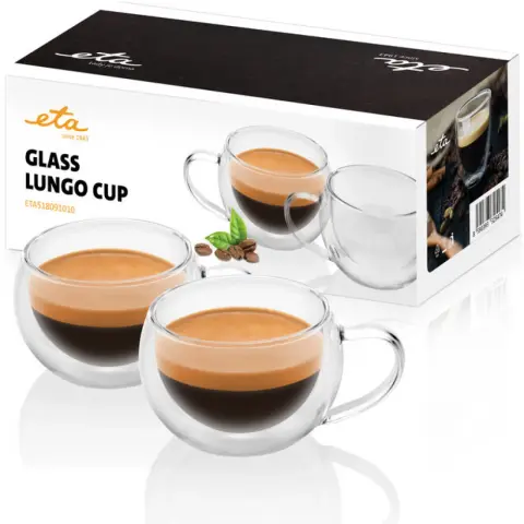 ETA 5180 91010 Lungo glasses 160 ml 2 pcs
