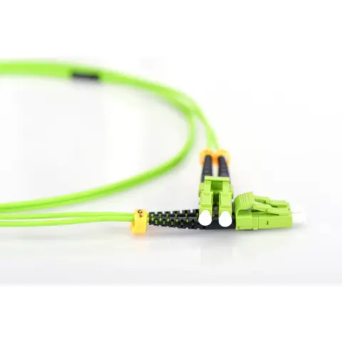 DIGITUS Fiber Optic LC Összekötő Zöld 3m DK-2533-03-5