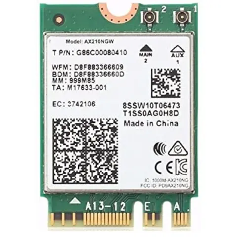 INTEL Wi-Fi 6E AX210.NGWG.NV M.2 WLAN adapter
