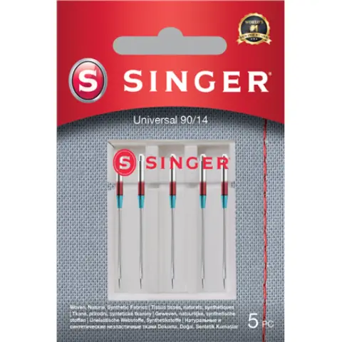 SINGER 90/14 5PK Univerzális varrótű szövött szövetekhez 5 db