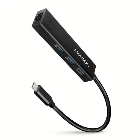 AXAGON HMC-GL3A SuperSpeed USB-C hub + gigabit LAN