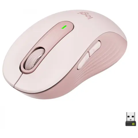 LOGITECH M650 Signiture vezeték nélküli egér - rózsaszín