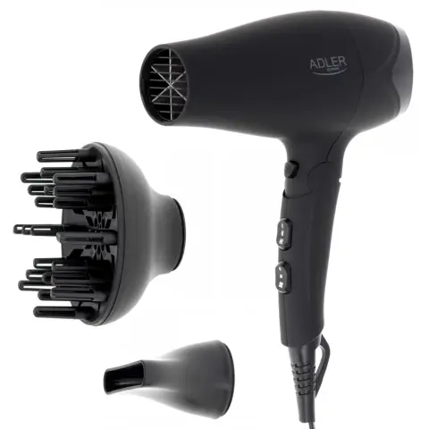 ADLER AD 2267 Hajszárító + diffúzor 2100W fekete