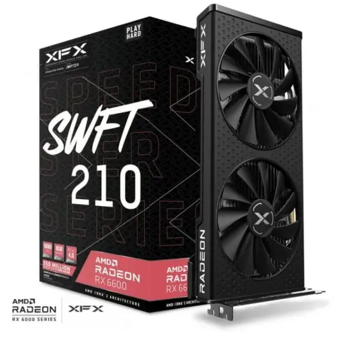 XFX Radeon RX 6600 8GB GDDR6 Speedster SWFT 210 PCIE
