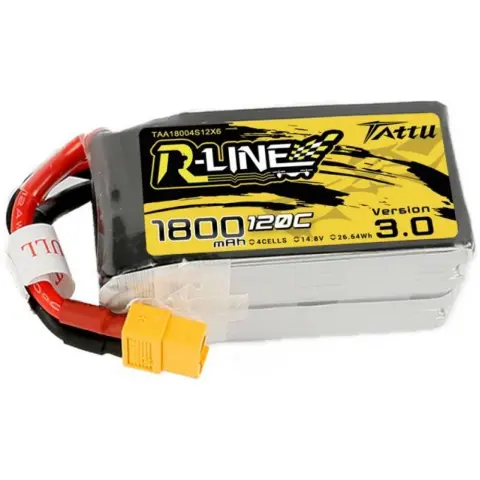 R-Line Version 3.0 1800mAh 14.8V 120C 4S1P XT60
