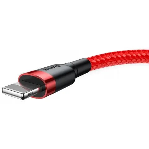 BASEUS USB Lightning cablu de încărcare/date Roșu 2m CALKLF-C09