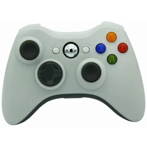 PRC Vezeték nélküli Xbox 360/PC USB adapterrel fehér kontroller