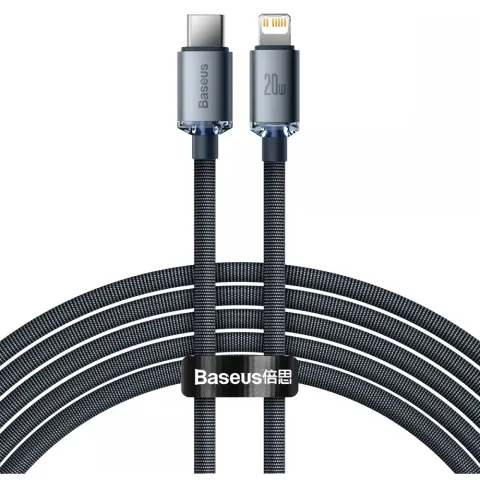 BASEUS USB Lightning Töltő/adat Black 2m CAJY000301