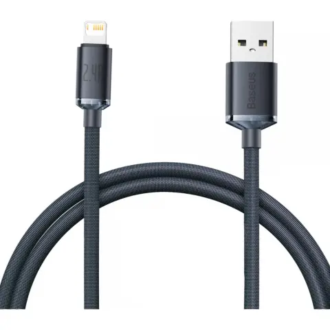 BASEUS USB Lightning Töltő/adat Fekete 1.2m CAJY000001