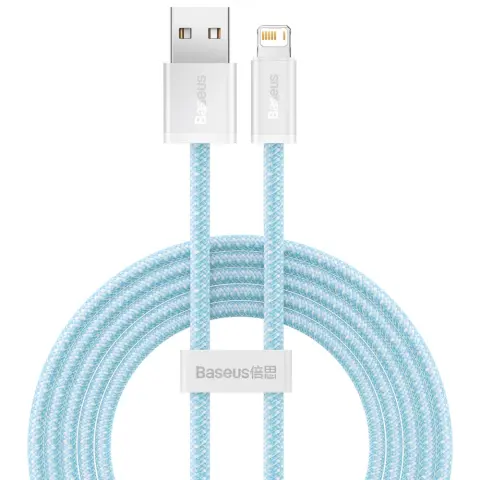 BASEUS USB Lightning Töltő/adat Kék 2m CALD000503