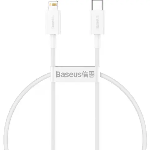 BASEUS USB 2.0 Type C Lightning Töltő/adat Bijela 1m CATLYS-A02