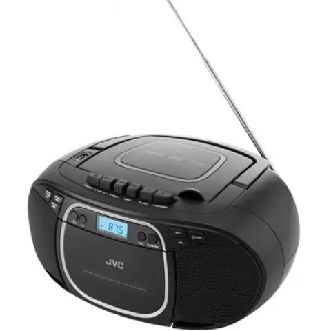 JVC RC-E451 Rádiómagnó CD crno