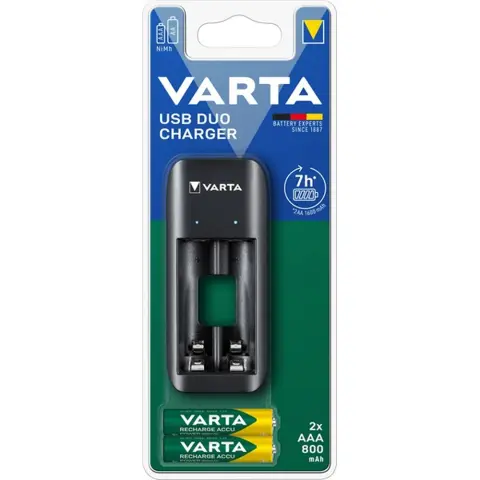 VARTA USB Duo töltő 2x800mAh AAA akkumulátor