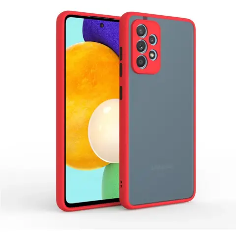 CELLECT Plastika matt case Xiaomi Redmi Note 11 4G crvena i crna