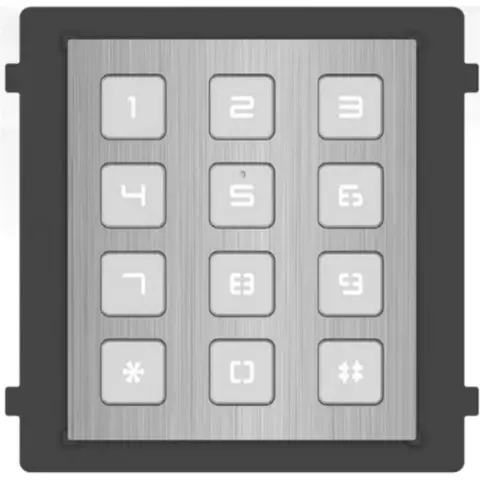 HIKVISION DS-KD-KP/S kaputelefon bővítőmodul - keypad