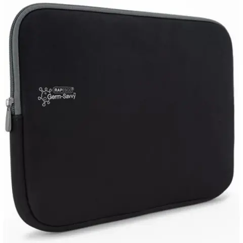 RAPESCO Antibakterielle Notebookhülle 15.6" schwarz
