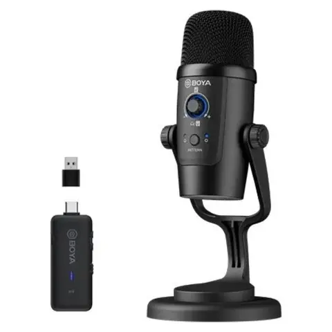 BOYA BY-PM500W kabelgebundenes/kabelloses USB-Mikrofon