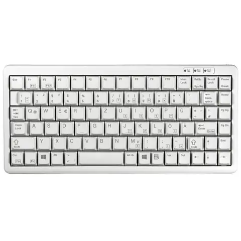 CHERRY Compact-Keyboard G84-4100 UK Angol szürke