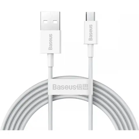 BASEUS USB Micro USB Átalakító Fehér 2m CAMYS-A02
