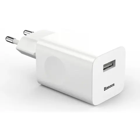 BASEUS Fast charger USB QC 3.0 24 W white