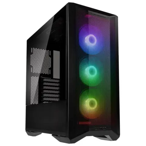 LIAN LI LANCOOL II Mesh C RGB TG fekete