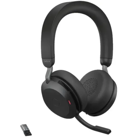 JABRA Evolve2 75 UC Stereo USB-A fekete