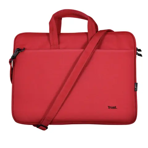 TRUST Bologna Eco-friendly Slim laptop bag 16" rdeča
