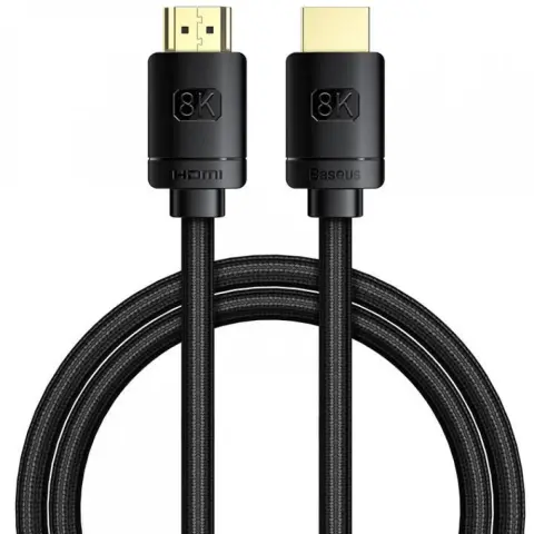 BASEUS HDMI 2.1 Összekötő Fekete 2m CAKGQ-K01