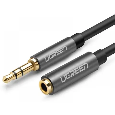 UGREEN Jack Hosszabbító Fekete 1m 10592