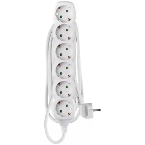 EMOS P0622 Hosszabbító 6 csatlakozó 2m schuko