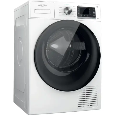 WHIRLPOOL W6 D94WB EE Szárítógép hőszivattyús szabadonálló 9kg fehér