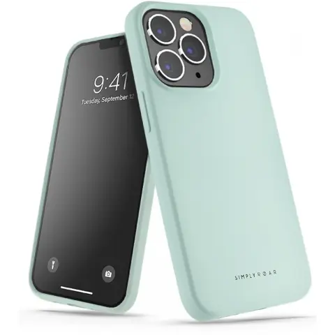 ROAR Space silicone case iPhone 13 light blue