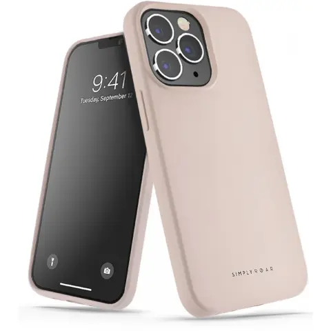 ROAR Space silicone back cover iPhone 13 pink