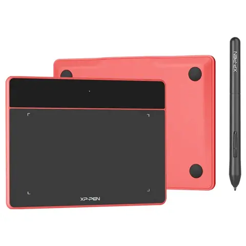 XP-PEN Deco FUN L tabletă grafică roșie