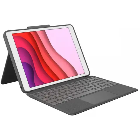 LOGITECH Combo Touch iPad (10. gen) Német grafit
