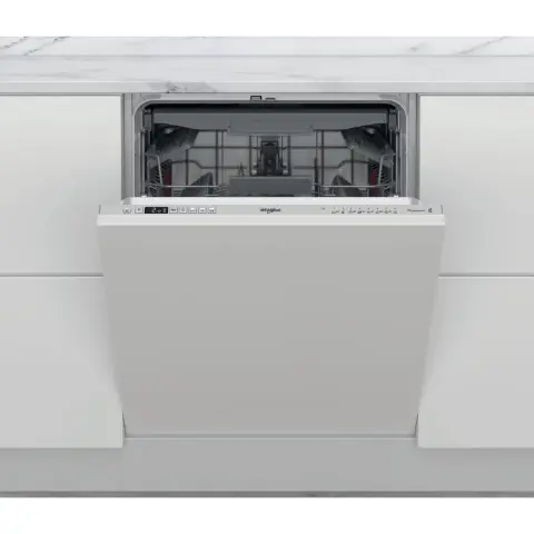 WHIRLPOOL WIC 3C34 PFE S built-in standard-size dishwasher silver