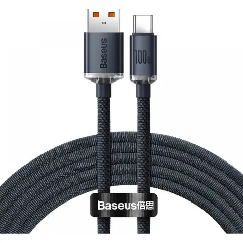BASEUS USB 2.0 Type C Adapter Črn 1.2m CAJY000401