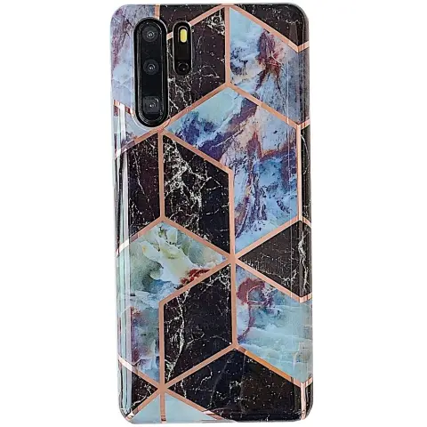 WOOZE Geometric Marble szilikon tok iPhone 7 Plus/8 Plus színes-fekete