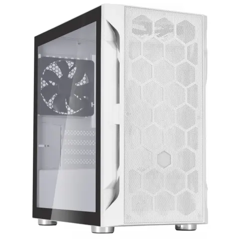SILVERSTONE FARA H1M ablakos fehér