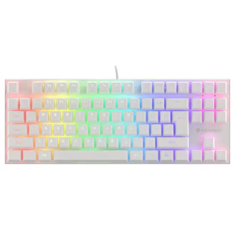 NATEC Genesis Thor 303 TKL Outemu Brown US Angol fehér