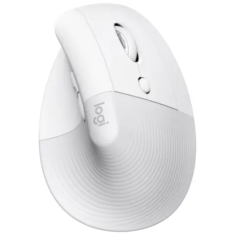 LOGITECH Lift függőleges ergonómikus vezeték nélküli egér piszkosfehér