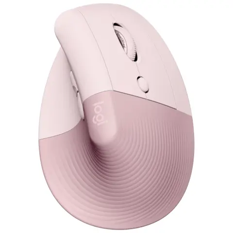 LOGITECH Lift vertikalno ergonomski žica bez miš roze