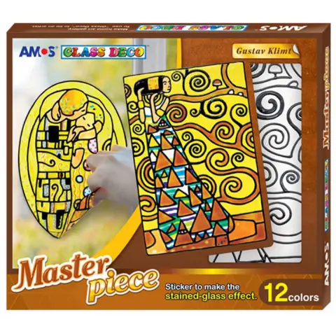 AMOS Masterpiece Klimt üvegmatricafesték készlet