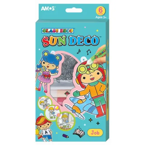 AMOS Sun Deco Job üvegmatricafesték készlet
