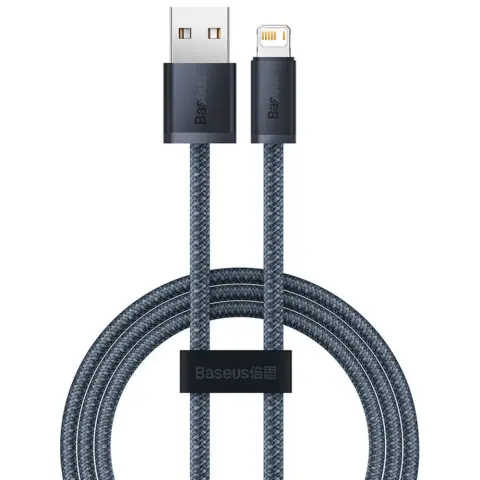 BASEUS USB Lightning Punjač/podaci Siva 2m CALD000516
