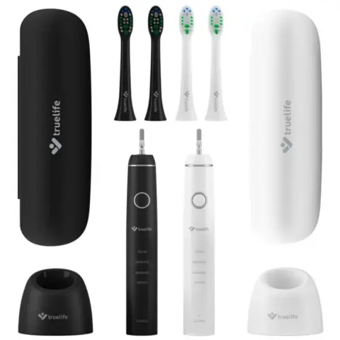 TRUELIFE SonicBrush Compact Duo elektromos fogkefe fekete-fehér